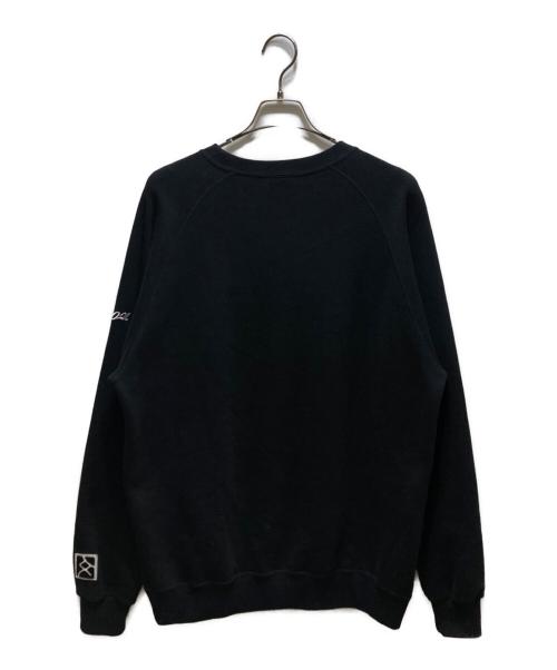 ENNOY（エンノイ）ENNOY (エンノイ) 文春リークス クルーネックスウェット ブラック サイズ:Lの古着・服飾アイテム