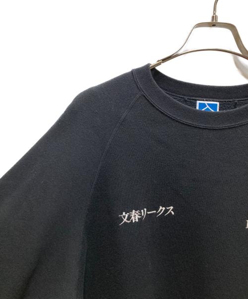 ENNOY（エンノイ）ENNOY (エンノイ) 文春リークス クルーネックスウェット ブラック サイズ:Lの古着・服飾アイテム