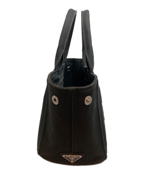 PRADA（プラダ）PRADA (プラダ) エンボスロゴカナバ ブラックの古着・服飾アイテム