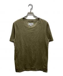 Maison Margiela（メゾンマルジェラ）の古着「ガーメントダイ加工半袖Tシャツ」｜オリーブ