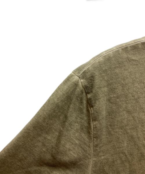 Maison Margiela（メゾンマルジェラ）Maison Margiela (メゾンマルジェラ) ガーメントダイ加工半袖Tシャツ オリーブ サイズ:48の古着・服飾アイテム