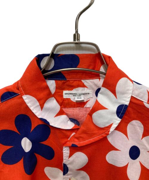 Engineered Garments（エンジニアド ガーメンツ）Engineered Garments (エンジニアド ガーメンツ) 半袖シャツ/花柄シャツ オレンジ サイズ:XSの古着・服飾アイテム