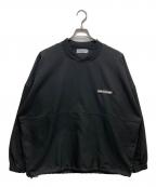COOTIE PRODUCTIONSクーティープロダクツ）の古着「Polyester Twill Football Top」｜ブラック