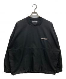 COOTIE PRODUCTIONS（クーティープロダクツ）の古着「Polyester Twill Football Top」｜ブラック