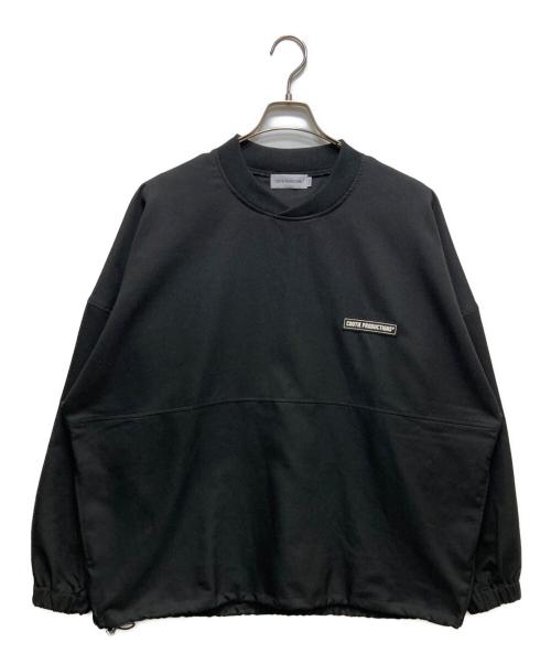 COOTIE PRODUCTIONS（クーティープロダクツ）COOTIE PRODUCTIONS (クーティープロダクツ) Polyester Twill Football Top ブラック サイズ:Mの古着・服飾アイテム