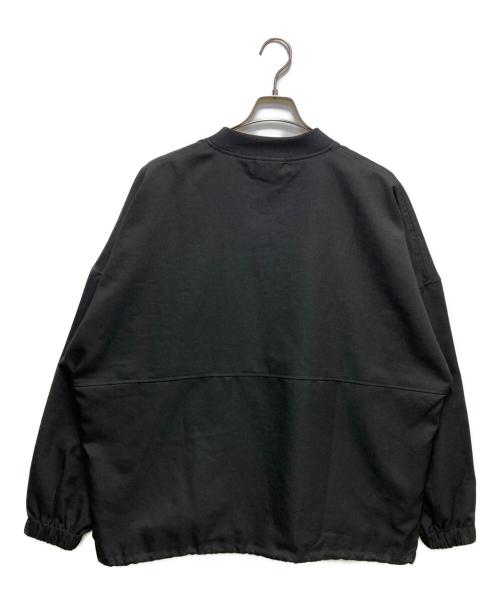 COOTIE PRODUCTIONS（クーティープロダクツ）COOTIE PRODUCTIONS (クーティープロダクツ) Polyester Twill Football Top ブラック サイズ:Mの古着・服飾アイテム