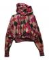 Vivienne Westwood RED LABEL（ヴィヴィアンウエストウッドレッドレーベル）の古着「アーガイルジップパーカー」｜レッド