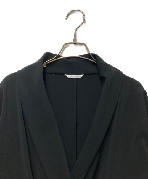 MaxMara（マックスマーラ）MaxMara (マックスマーラ) ベルトワンピース ブラック サイズ:46の古着・服飾アイテム