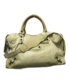 BALENCIAGA（バレンシアガ）の古着「ラムスキンザシティ2WAYバッグ」｜イエロー