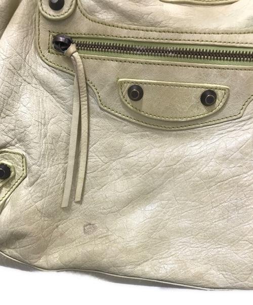 BALENCIAGA（バレンシアガ）BALENCIAGA (バレンシアガ) ラムスキンザシティ2WAYバッグ イエローの古着・服飾アイテム