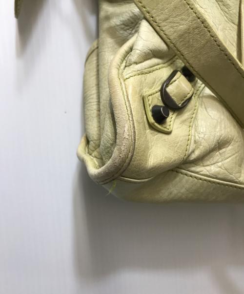 BALENCIAGA（バレンシアガ）BALENCIAGA (バレンシアガ) ラムスキンザシティ2WAYバッグ イエローの古着・服飾アイテム