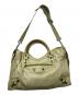 BALENCIAGA (バレンシアガ) ラムスキンザシティ2WAYバッグ イエロー：120000円