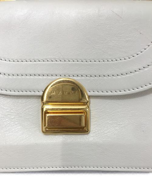 MARNI（マルニ）MARNI (マルニ) ジュリエット 2WAYハンドバッグ ホワイトの古着・服飾アイテム