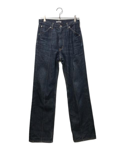AURALEE（オーラリー）AURALEE (オーラリー) HARDTWIST DENIM PINTUCK PANTS インディゴ サイズ:1の古着・服飾アイテム
