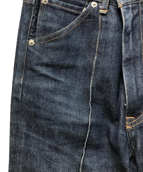 AURALEE（オーラリー）AURALEE (オーラリー) HARDTWIST DENIM PINTUCK PANTS インディゴ サイズ:1の古着・服飾アイテム