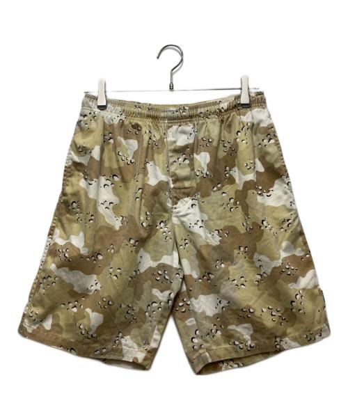 stussy（ステューシー）stussy (ステューシー) カモフラ柄ハーフパンツ ベージュ サイズ:Mの古着・服飾アイテム