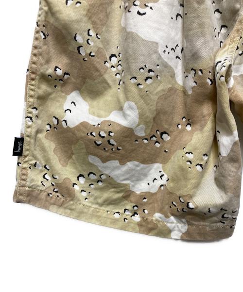 stussy（ステューシー）stussy (ステューシー) カモフラ柄ハーフパンツ ベージュ サイズ:Mの古着・服飾アイテム