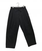 NEIGHBORHOODネイバーフッド）の古着「TAPERED SILHOUETTE PANTS」｜ブラック