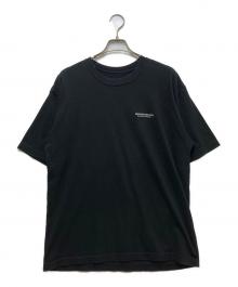 NEIGHBORHOOD（ネイバーフッド）の古着「ロゴ刺繍半袖Tシャツ」｜ブラック