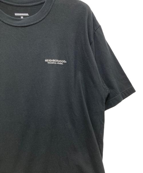 NEIGHBORHOOD（ネイバーフッド）NEIGHBORHOOD (ネイバーフッド) ロゴ刺繍半袖Tシャツ ブラック サイズ:Mの古着・服飾アイテム