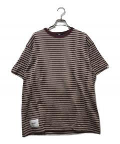 中古・古着通販】WTAPS (ダブルタップス) ボーダーTシャツ ネイビー