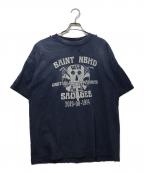 SAINT MICHAEL×NEIGHBORHOODセントマイケル×ネイバーフッド）の古着「NH SS TEE」｜ブルー