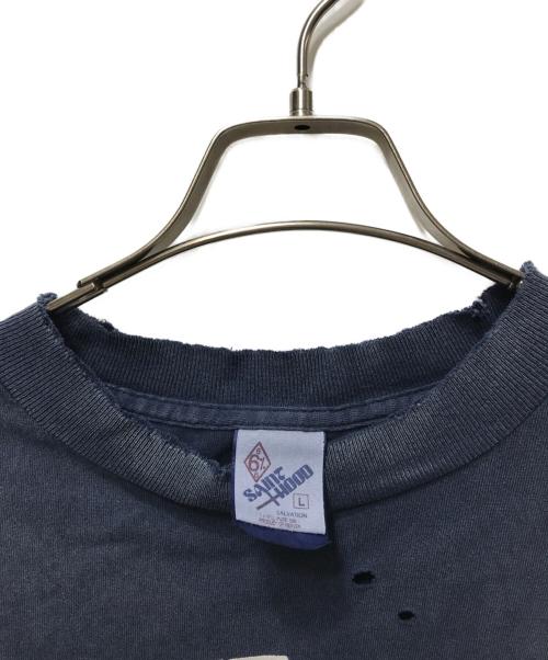 SAINT MICHAEL（セントマイケル）SAINT MICHAEL (セントマイケル) NEIGHBORHOOD (ネイバーフッド) NH SS TEE ブルー サイズ:Lの古着・服飾アイテム