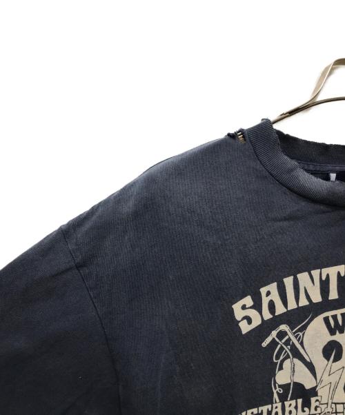 SAINT MICHAEL（セントマイケル）SAINT MICHAEL (セントマイケル) NEIGHBORHOOD (ネイバーフッド) NH SS TEE ブルー サイズ:Lの古着・服飾アイテム