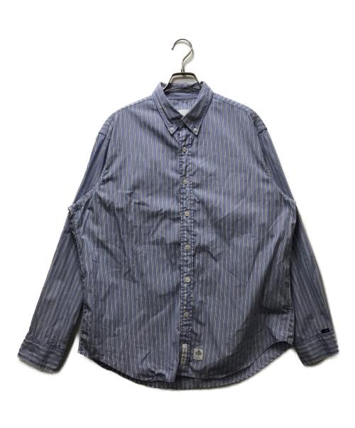 WTAPS（ダブルタップス）WTAPS (ダブルタップス) BD 03 / LS / COTTON. BROADCLOTH. TEXTILE. THOMAS MASON ブルー サイズ:X02の古着・服飾アイテム