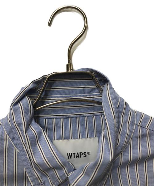 WTAPS（ダブルタップス）WTAPS (ダブルタップス) BD 03 / LS / COTTON. BROADCLOTH. TEXTILE. THOMAS MASON ブルー サイズ:X02の古着・服飾アイテム