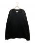 TAKAHIROMIYASHITA TheSoloIst.（タカヒロミヤシタ ザソロイスト）の古着「shoulder buttoned boat neck heavy themal shirt.」｜ブラック