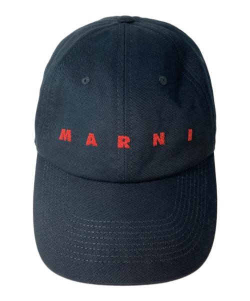 MARNI（マルニ）MARNI (マルニ) ロゴキャップ ブラックの古着・服飾アイテム