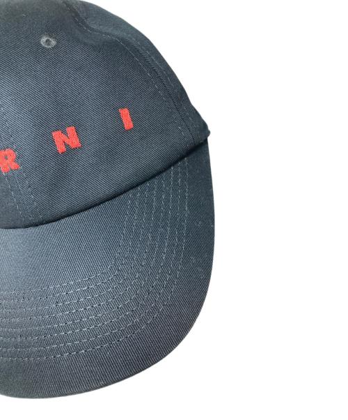 MARNI（マルニ）MARNI (マルニ) ロゴキャップ ブラックの古着・服飾アイテム
