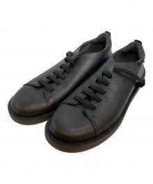 CAMPER（カンペール）の古着「ワゴン ドレスシューズ」｜ブラック