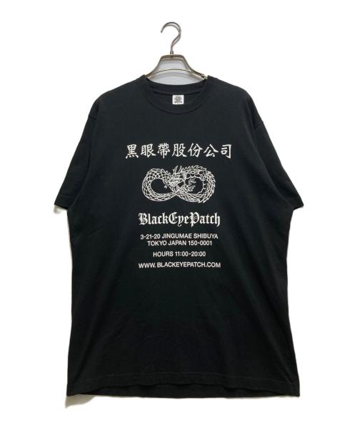 THE BLACK EYE PATCH（ブラックアイパッチ）THE BLACK EYE PATCH (ブラックアイパッチ) プリントTシャツ ブラック サイズ:XLの古着・服飾アイテム