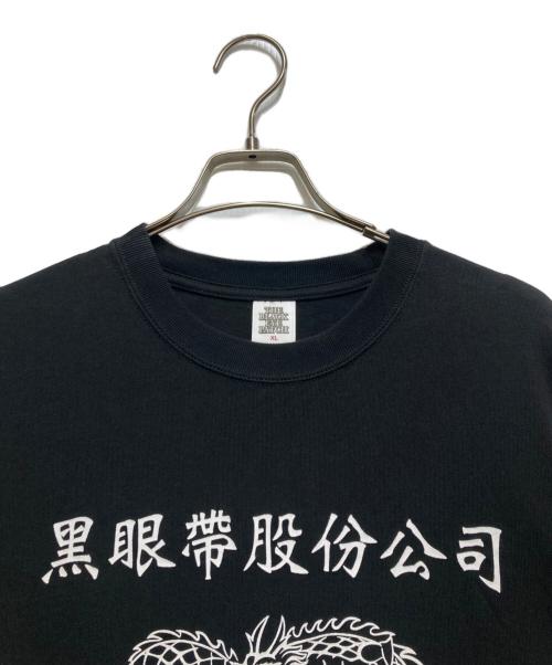 THE BLACK EYE PATCH（ブラックアイパッチ）THE BLACK EYE PATCH (ブラックアイパッチ) プリントTシャツ ブラック サイズ:XLの古着・服飾アイテム