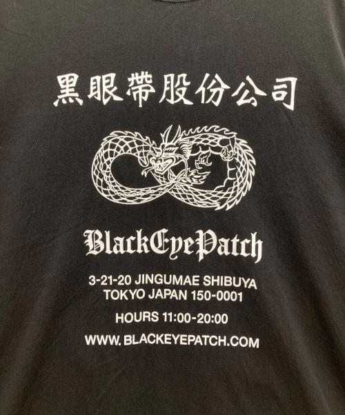 THE BLACK EYE PATCH（ブラックアイパッチ）THE BLACK EYE PATCH (ブラックアイパッチ) プリントTシャツ ブラック サイズ:XLの古着・服飾アイテム