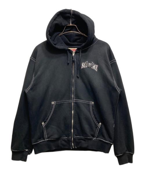 SUPREME（シュプリーム）Supreme (シュプリーム) TRUE RELIGION (トゥルー レリジョン) ジップパーカー ブラック サイズ:Sの古着・服飾アイテム