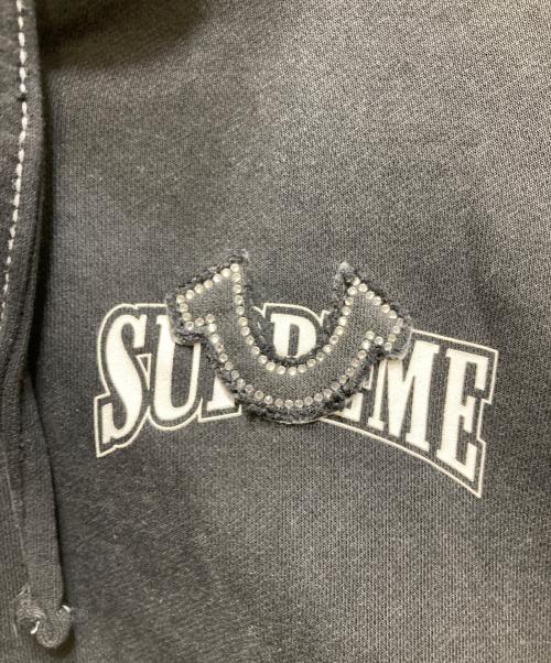 SUPREME（シュプリーム）Supreme (シュプリーム) TRUE RELIGION (トゥルー レリジョン) ジップパーカー ブラック サイズ:Sの古着・服飾アイテム