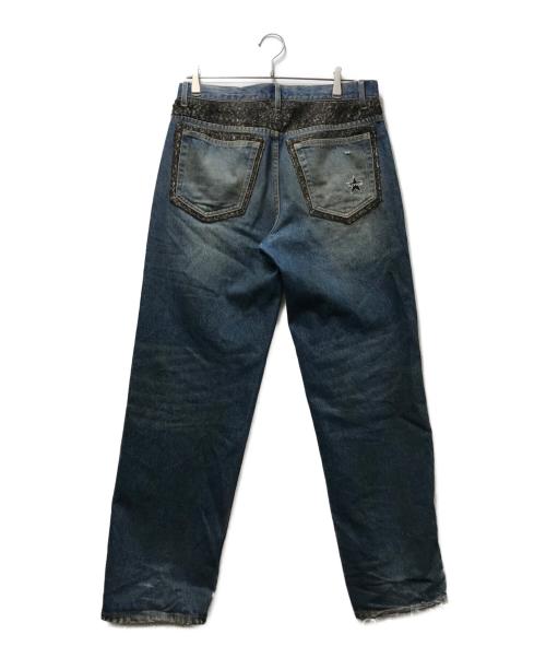 SUPREME（シュプリーム）SUPREME (シュプリーム) leopard faux fur loose fit jean インディゴ サイズ:30の古着・服飾アイテム