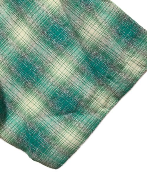 ALONE（アローン）ALONE (アローン) Rayon Shirt Check GRN グリーン サイズ:4の古着・服飾アイテム