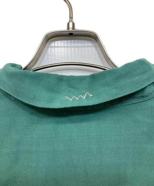 VISVIM（ビズビム）VISVIM (ビズビム) FREE EDGE SHIRT S/S グリーン サイズ:Lの古着・服飾アイテム