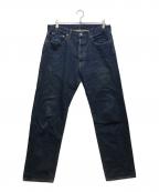 A.PRESSEアプレッセ）の古着「STYLE1 Washed Denim Pants E」｜インディゴ