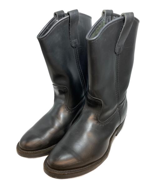 RED WING（レッドウィング）RED WING (レッドウィング) ペコスブーツ ブラック サイズ:9Eの古着・服飾アイテム