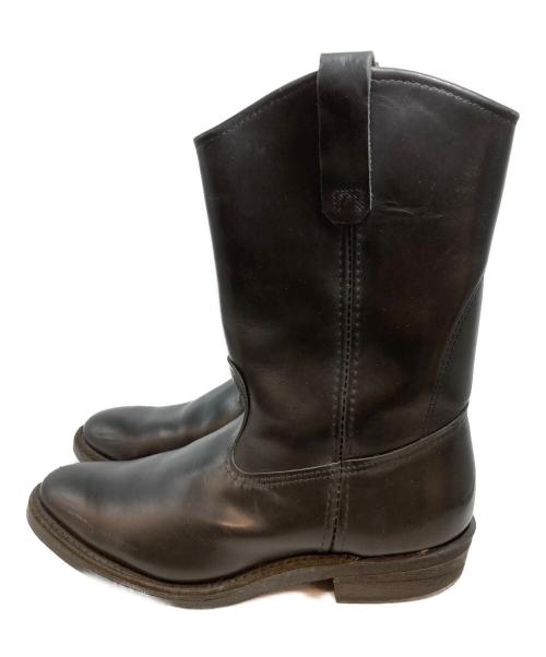 RED WING（レッドウィング）RED WING (レッドウィング) ペコスブーツ ブラック サイズ:9Eの古着・服飾アイテム