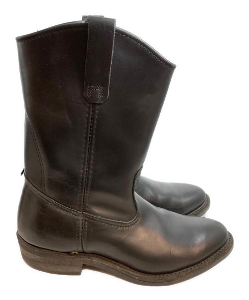 RED WING（レッドウィング）RED WING (レッドウィング) ペコスブーツ ブラック サイズ:9Eの古着・服飾アイテム