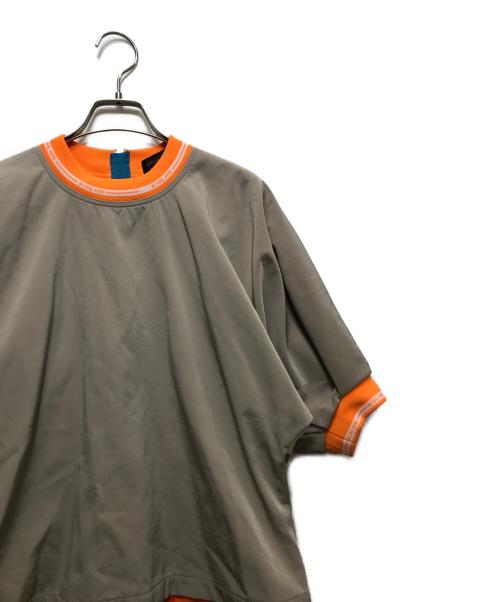 KOLOR（カラー）KOLOR (カラー) モックネックカットソー ベージュ サイズ:1の古着・服飾アイテム