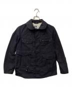 Engineered Garmentsエンジニアド ガーメンツ）の古着「コットンサファリジャケット USA製」｜ネイビー