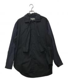 Yohji Yamamoto pour homme（ヨウジヤマモト プールオム）の古着「19SS ストール付きシャツ HH-B06-800」｜ブラック