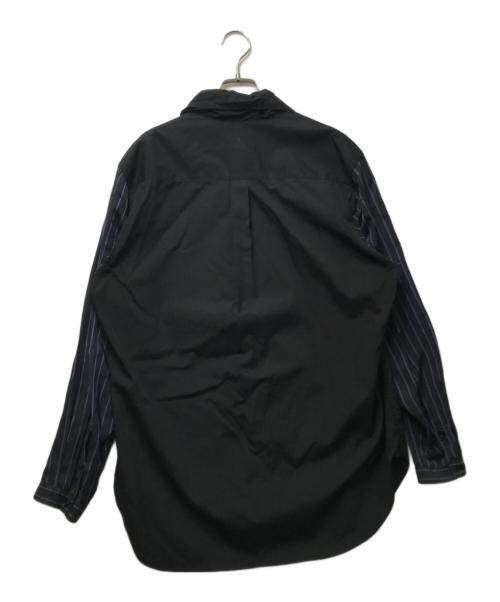 Yohji Yamamoto pour homme（ヨウジヤマモト プールオム）Yohji Yamamoto pour homme (ヨウジヤマモト プールオム) 19SS ストール付きシャツ HH-B06-800 ブラック サイズ:2の古着・服飾アイテム